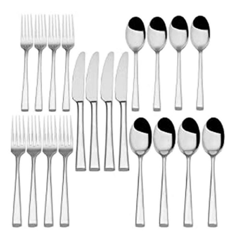 Cubiertos de Acero Inoxidable  Mikasa 1532321  20 Pzas 