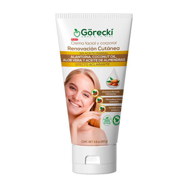 Crema para manchas en la cara Gorecki de almendras