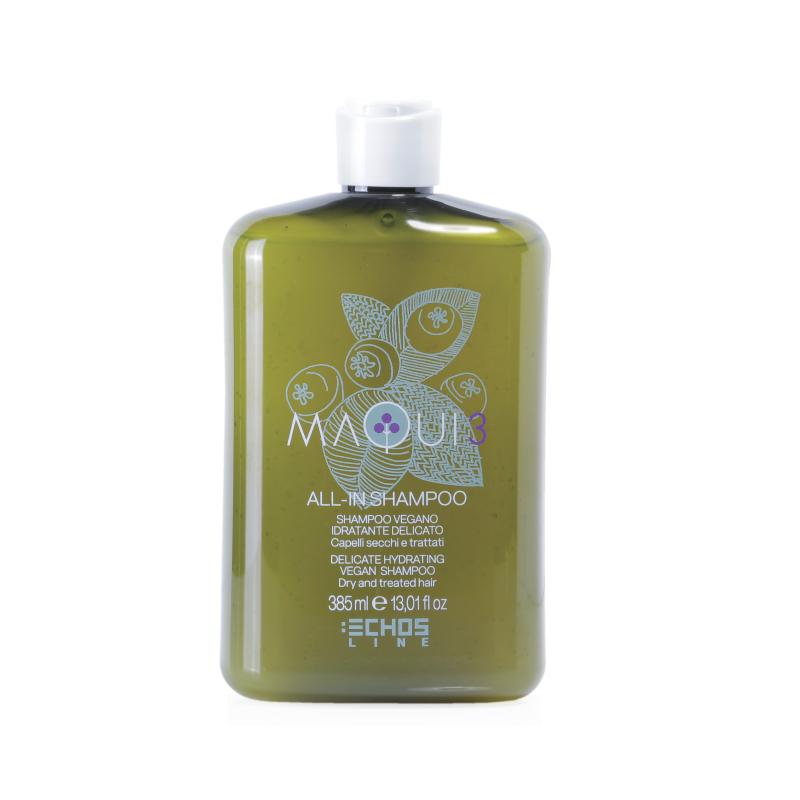 Shampoo Vegano antioxidante All In shampoo 385 ml. Maqui 3 de Echsoline.