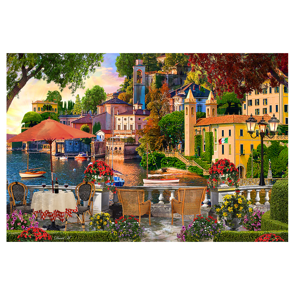 Rompecabezas WuundenToy 1,000 Piezas, Vida en Italia, Puzzles para Adultos, Niños y Adolescentes, Calidad Premium, Perfecto para Adorno de Interiores, Ideal para Regalo