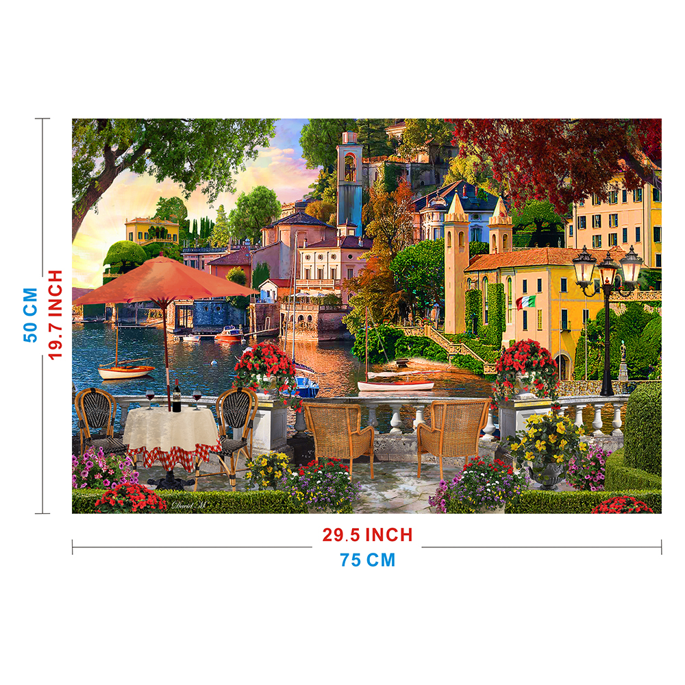 Rompecabezas WuundenToy 1,000 Piezas, Vida en Italia, Puzzles para Adultos, Niños y Adolescentes, Calidad Premium, Perfecto para Adorno de Interiores, Ideal para Regalo