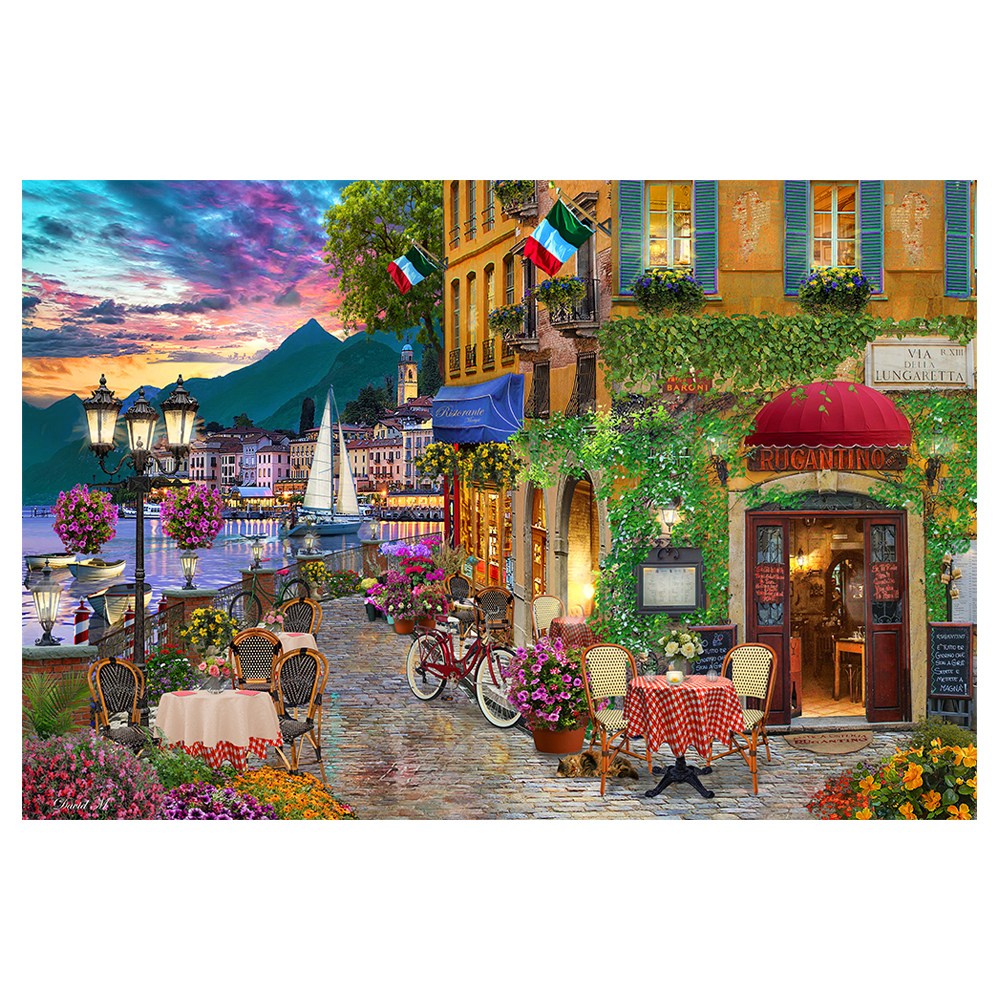 Rompecabezas WuundenToy 1,000 Piezas, Encanto Italiano, Puzzles para Adultos, Niños y Adolescentes, Calidad Premium, Perfecto para Adorno de Interiores, Ideal para Regalo