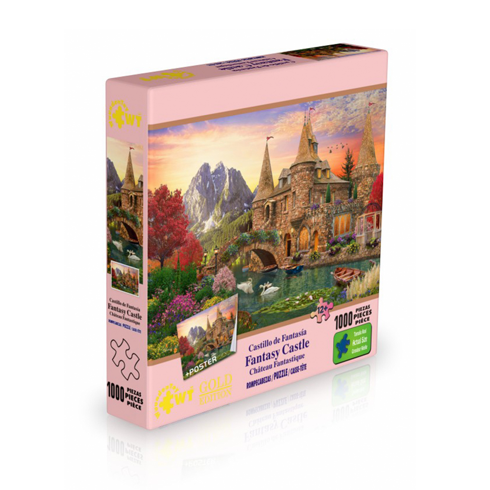 Rompecabezas WuundenToy 1,000 Piezas, Castillo de Fantasía, Puzzles para Adultos, Niños y Adolescentes, Calidad Premium, Perfecto para Adorno de Interiores, Ideal para Regalo