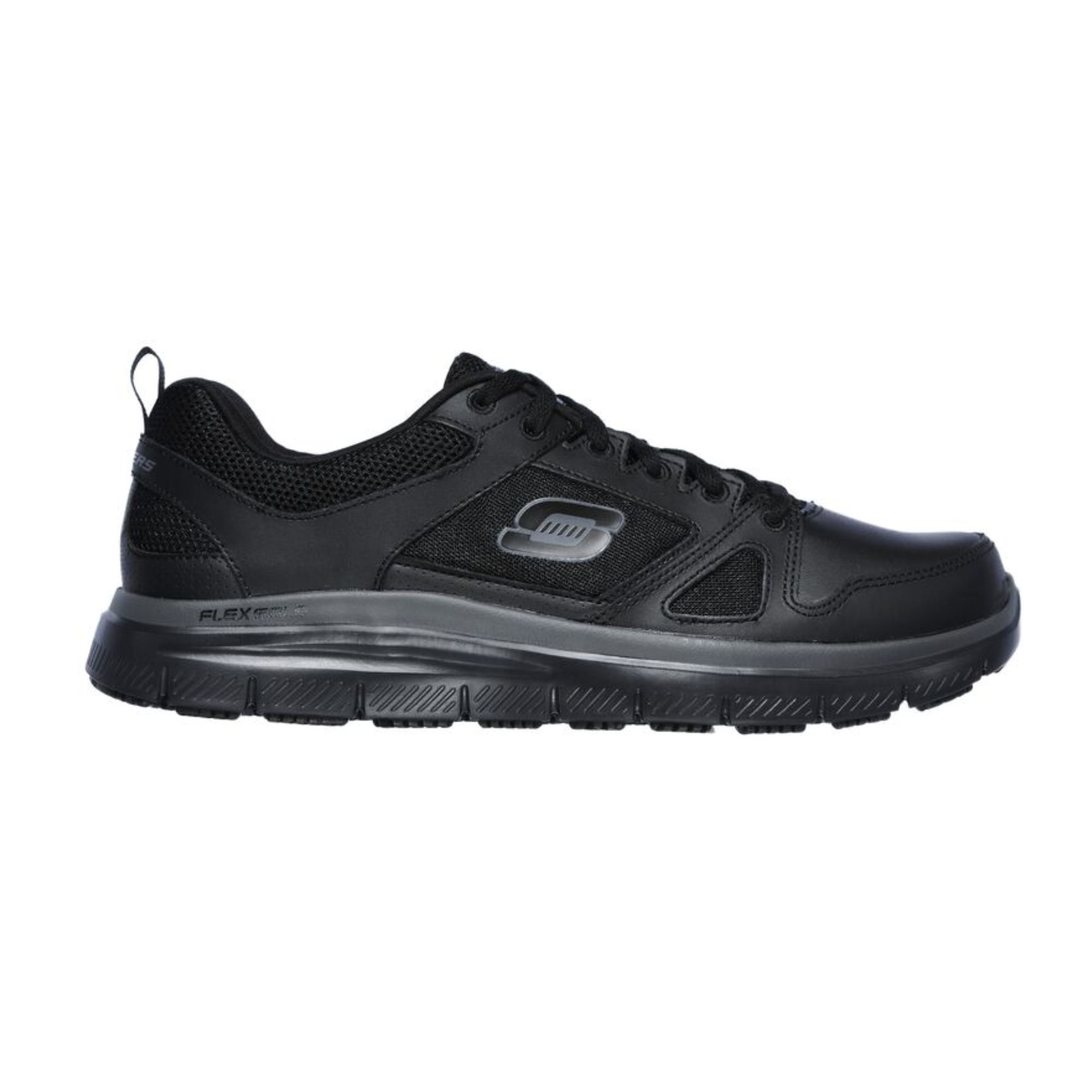 Tenis Skechers Work Relaxed Fit Negro Hombre Originales 77040BLK
