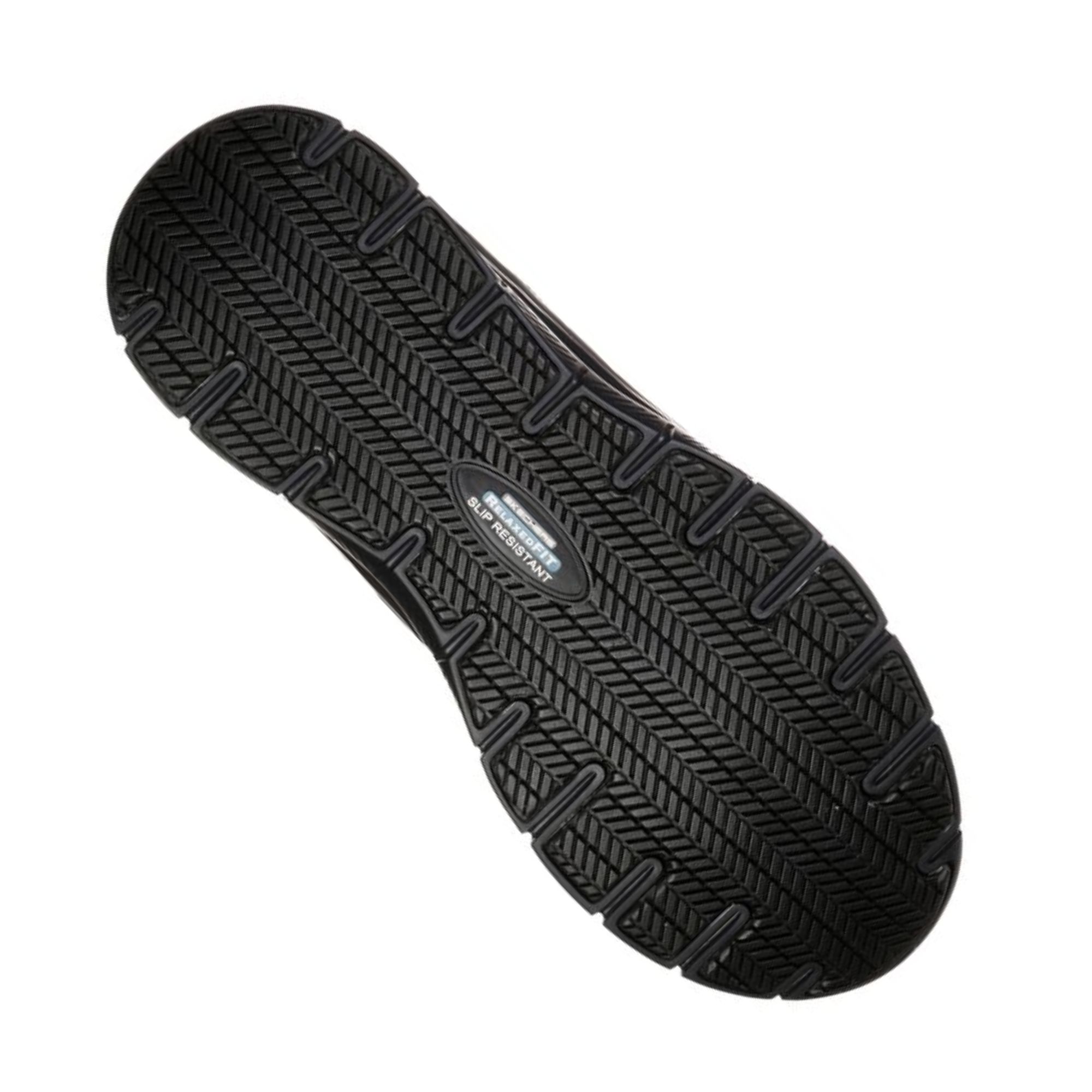 Tenis Skechers Work Relaxed Fit Negro Hombre Originales 77040BLK