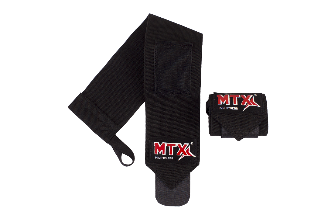 Muñequeras Negras MTX Crossfit GYM
