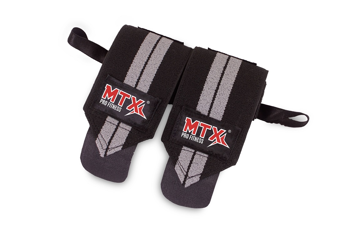 Muñequeras Negras MTX Crossfit GYM