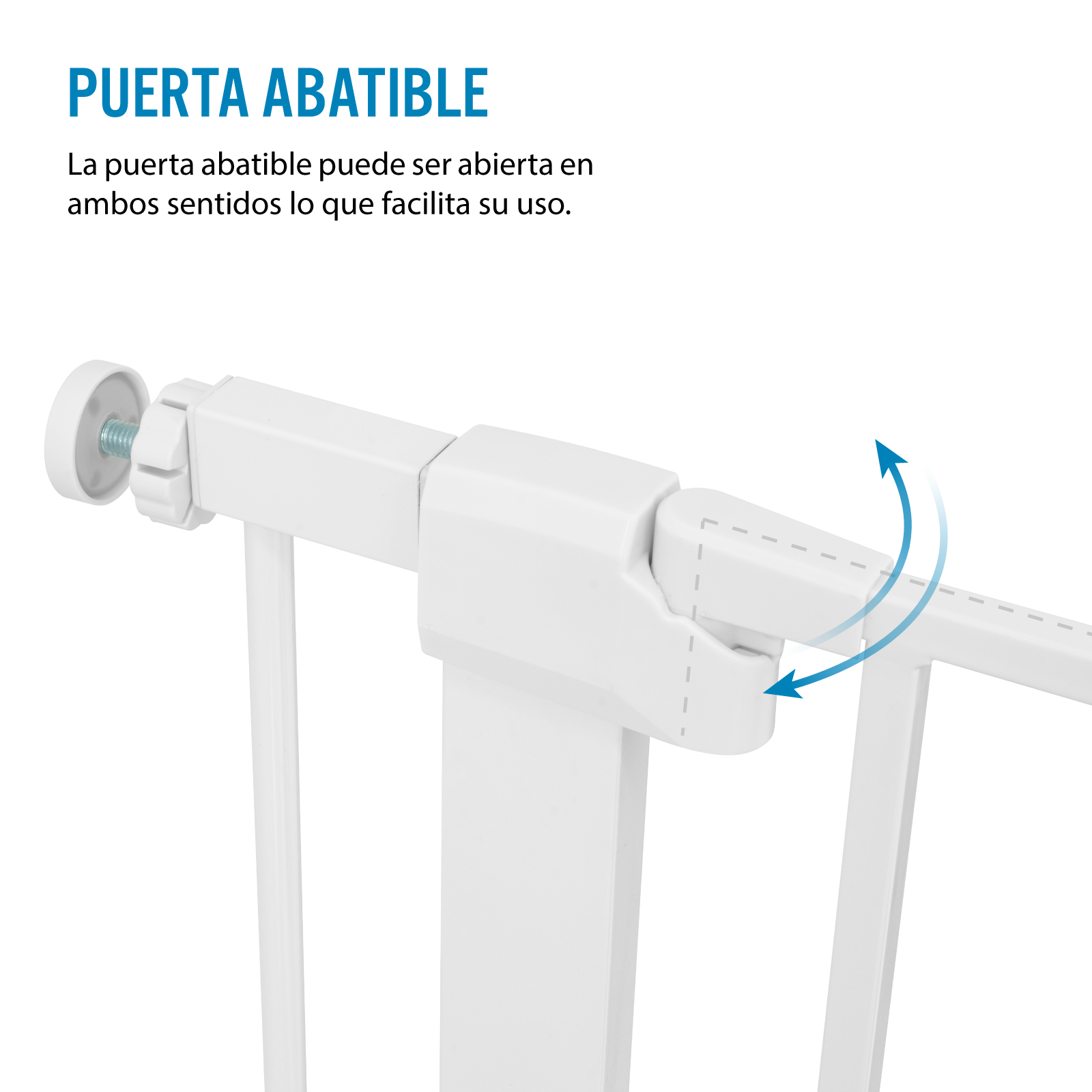 Puerta de Seguridad Expandible para Interior Reja para Bebe o Mascota