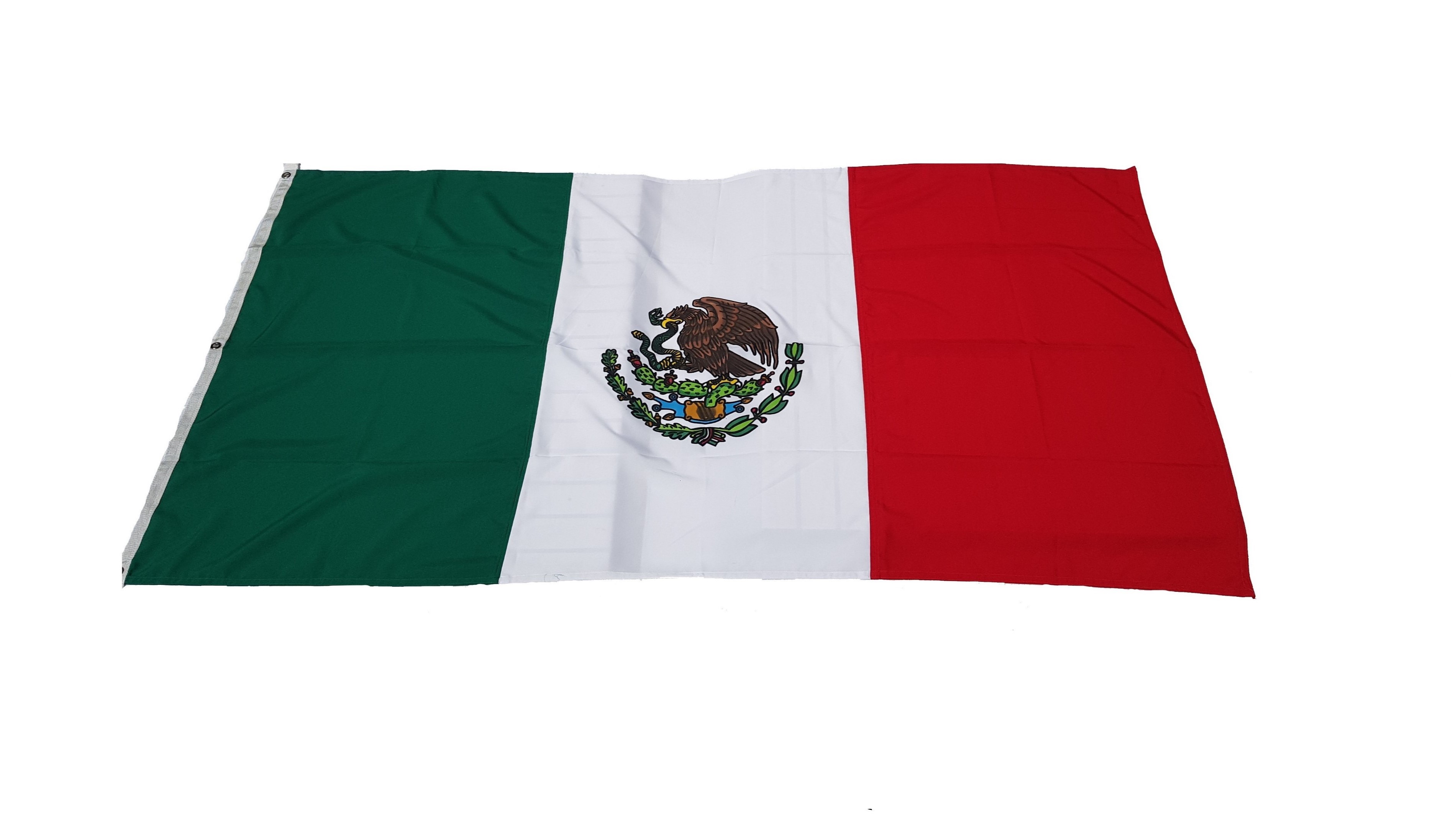 Bandera de mexico para exterior de intemperie de 4x7 mts