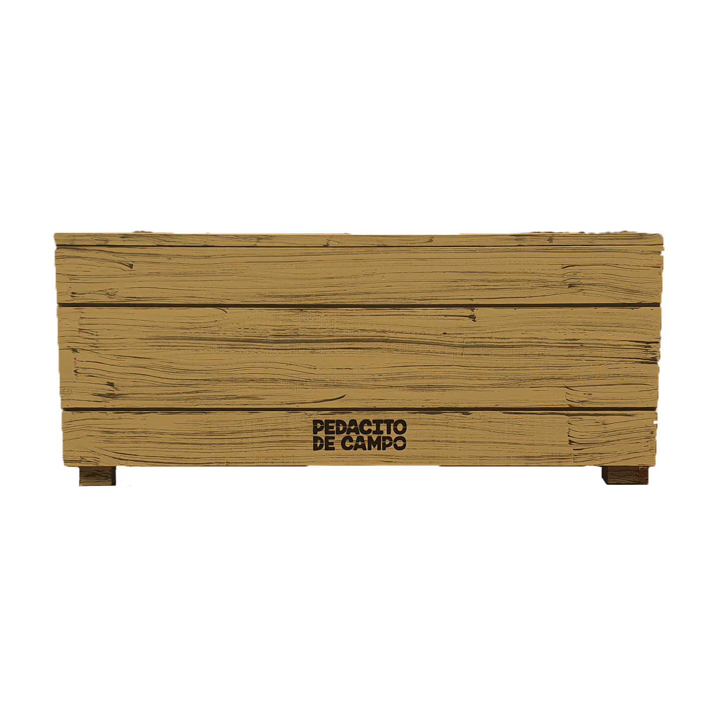 Huerto Bajo Madera 30x90 Pedacito De Campo + Semillas/planta Natural 