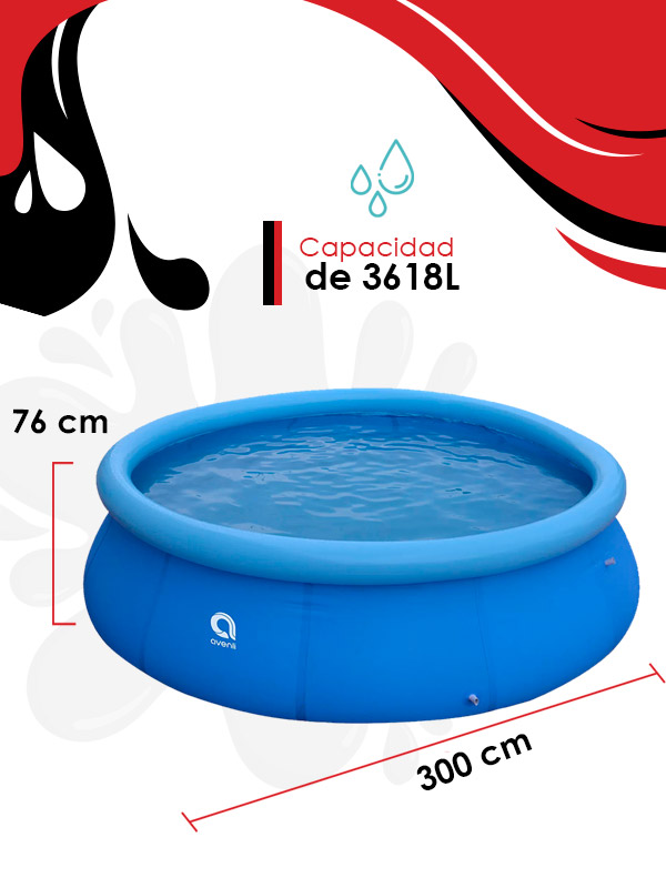 Alberca Inflable Jilong 3618l 3m X 76 Cm