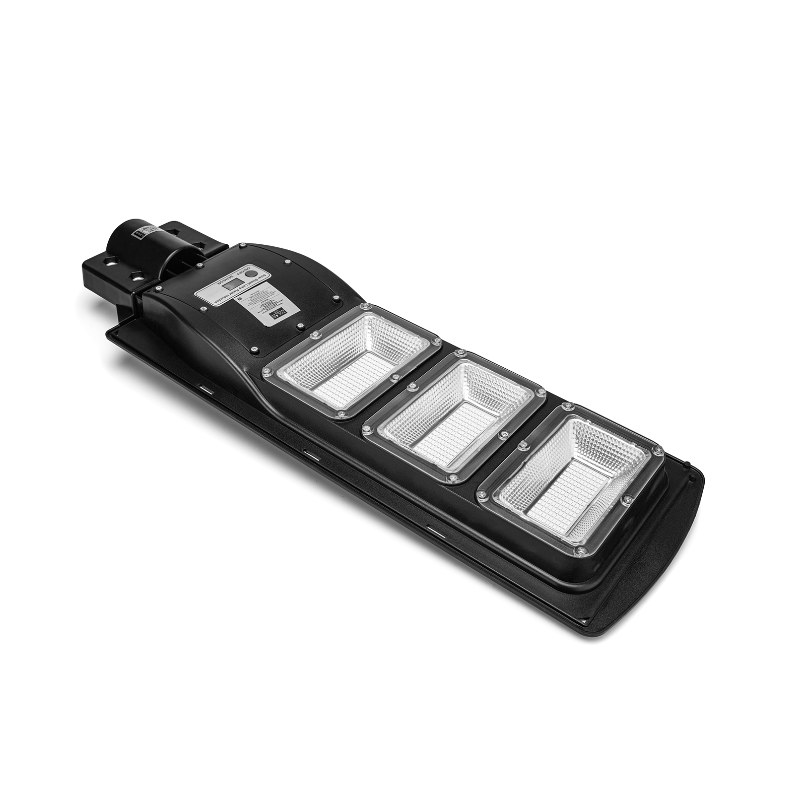 3 Pack Lámpara Suburbana Panel Solar Integrado 100W Zolar Led