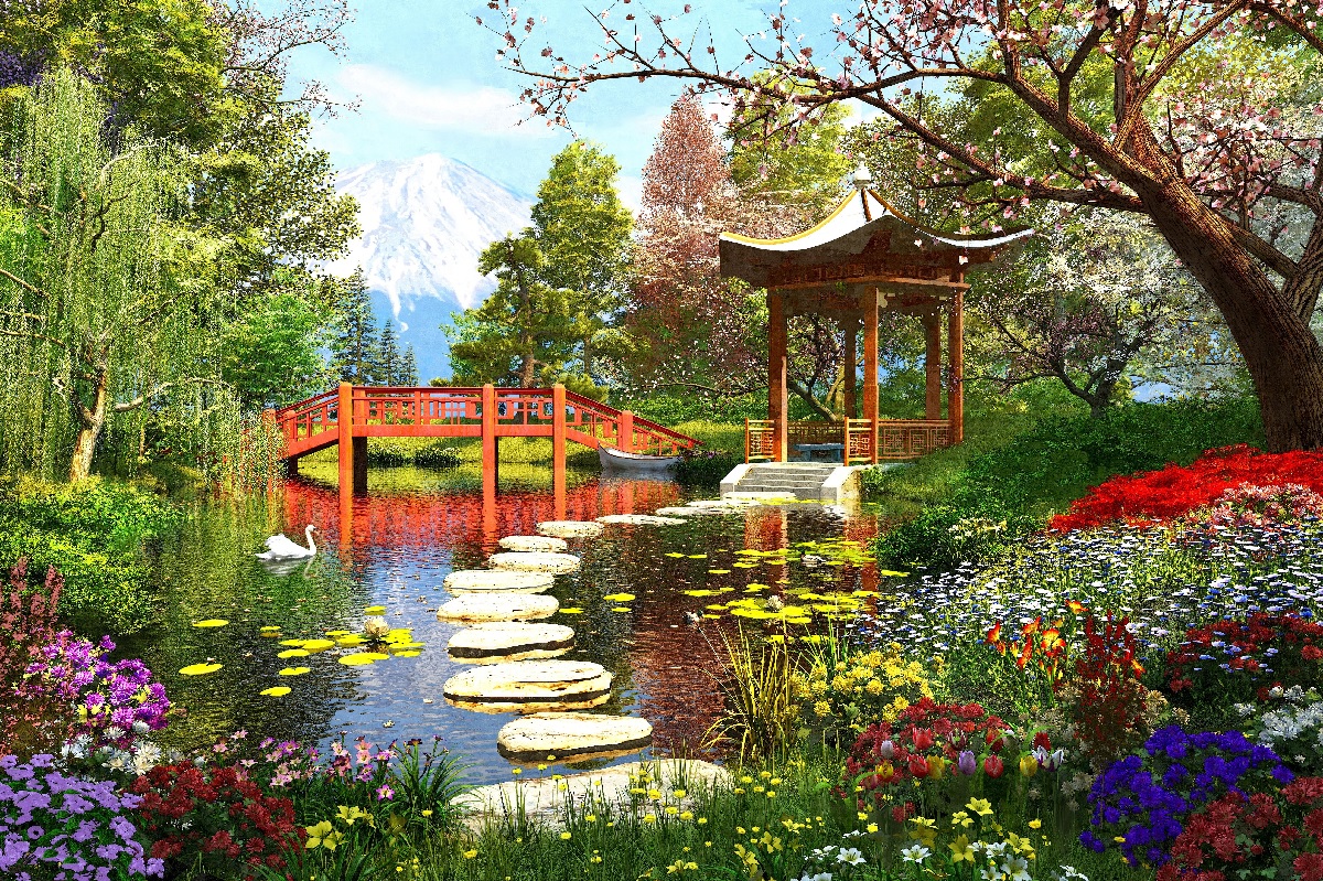 3000 Jardín Japonés - Educa Borras