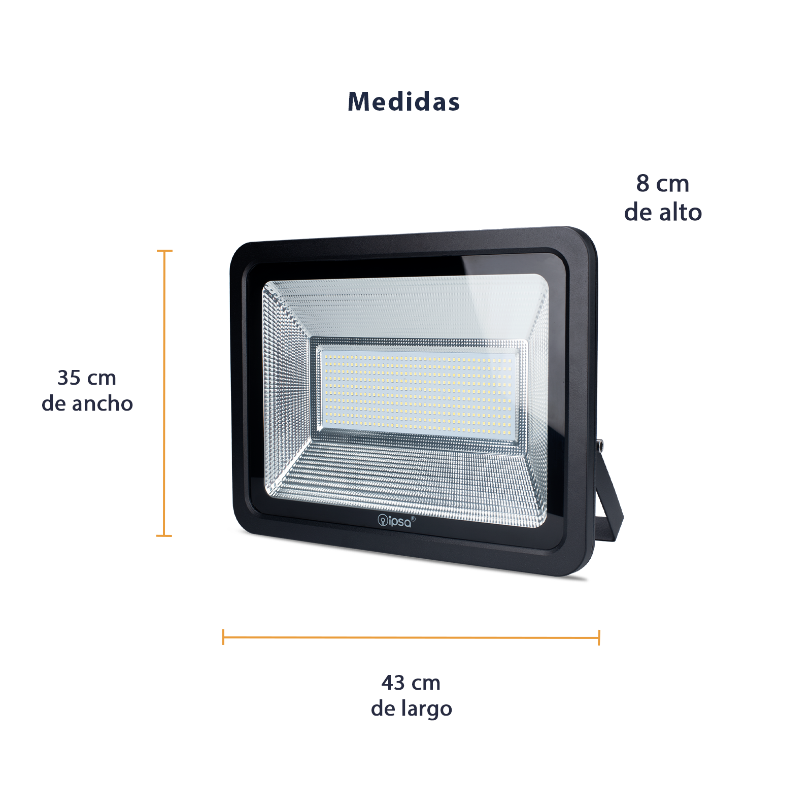Reflector Led Exterior 200w Luz Fría ó Cálida Ipsa