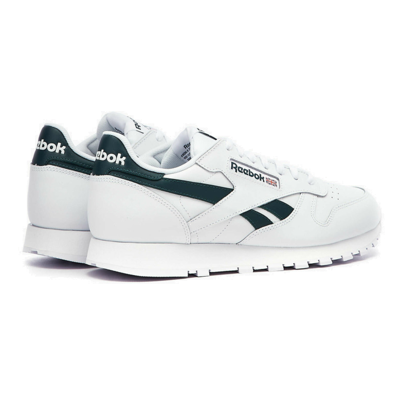 Tenis Reebok Classic Leather Hombre 2214 Casual Blanco