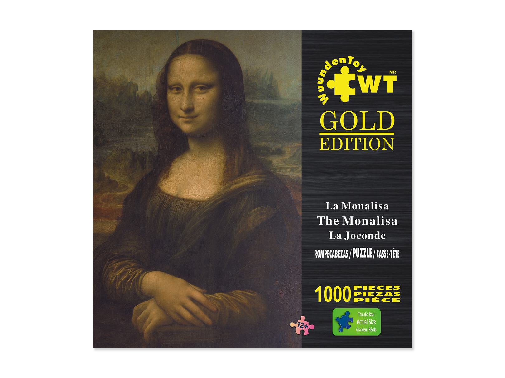 Rompecabezas WuundenToy 1,000 Piezas, La Monalisa, Puzzles para Adultos, Niños y Adolescentes, Calidad Premium, Perfecto para Adorno de Interiores, Ideal para Regalo