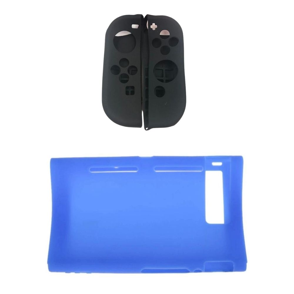 Kit Protector De Funda Y Mica Gadgets And Fun Color Negro Para Nintendo  Switch