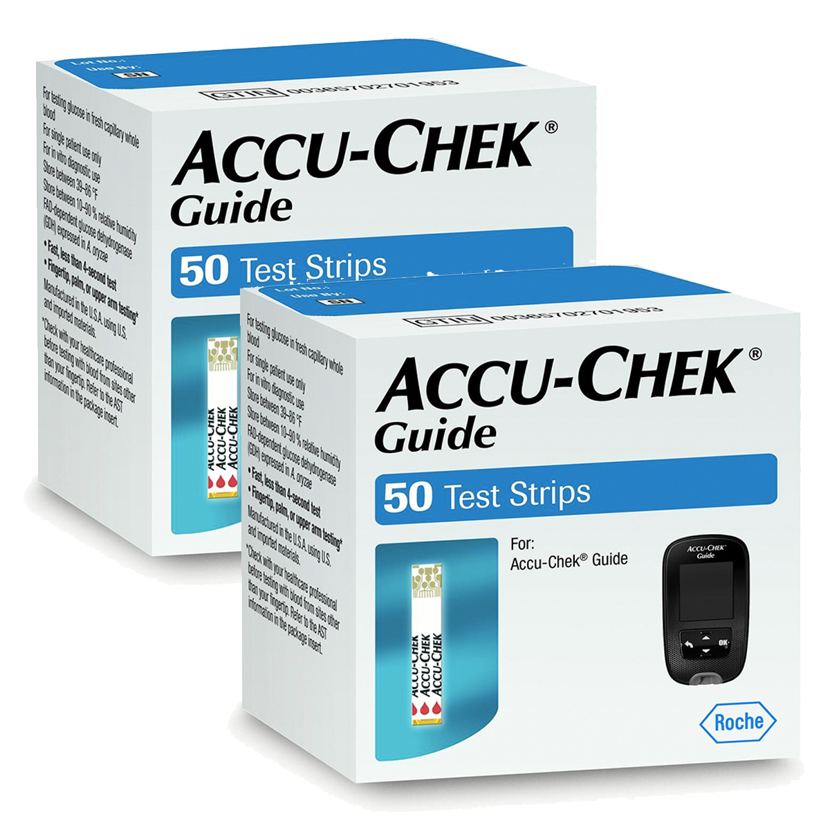 Accu-chek Guide 100 Tiras Para Glucómetro