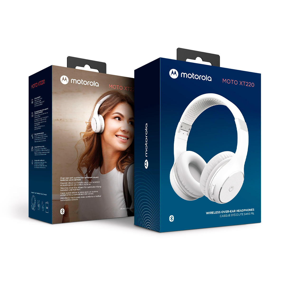 Audífonos Motorola Moto Xt220 Bluetooth 24 Hrs De Duración.