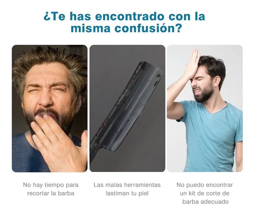  Kit Barba Cuidado Para Herramientas 5 Pzas