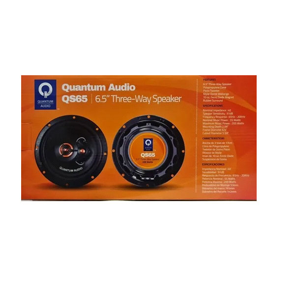 BOCINA QUANTUM 6.5 PARA PUERTA 3VÍAS QS65 GRAN POTENCIA