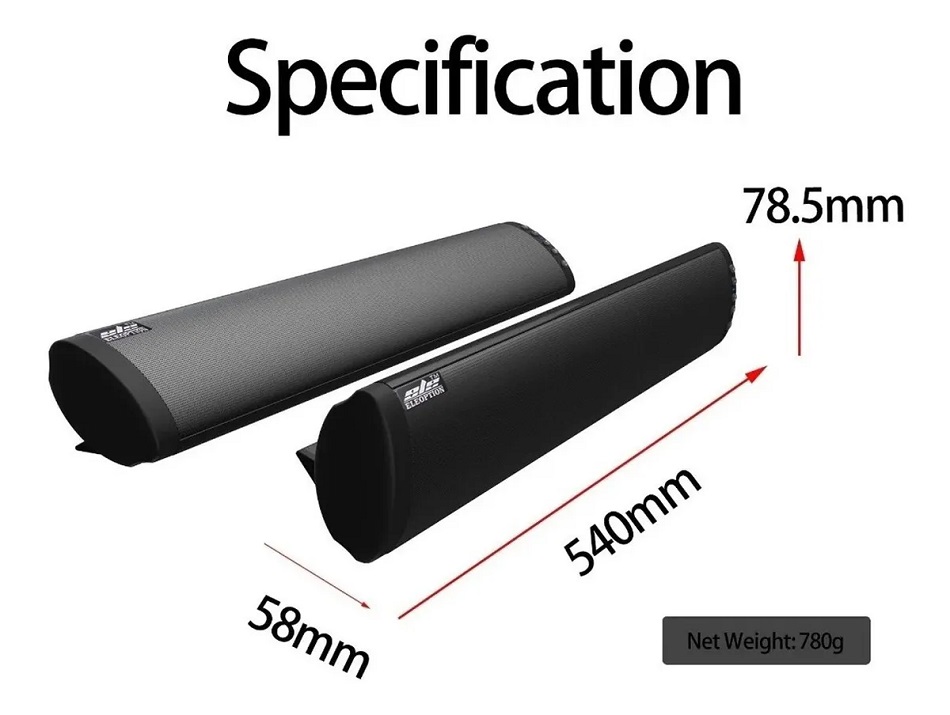 Barra De Sonido Bocina Bluetooth Optica 