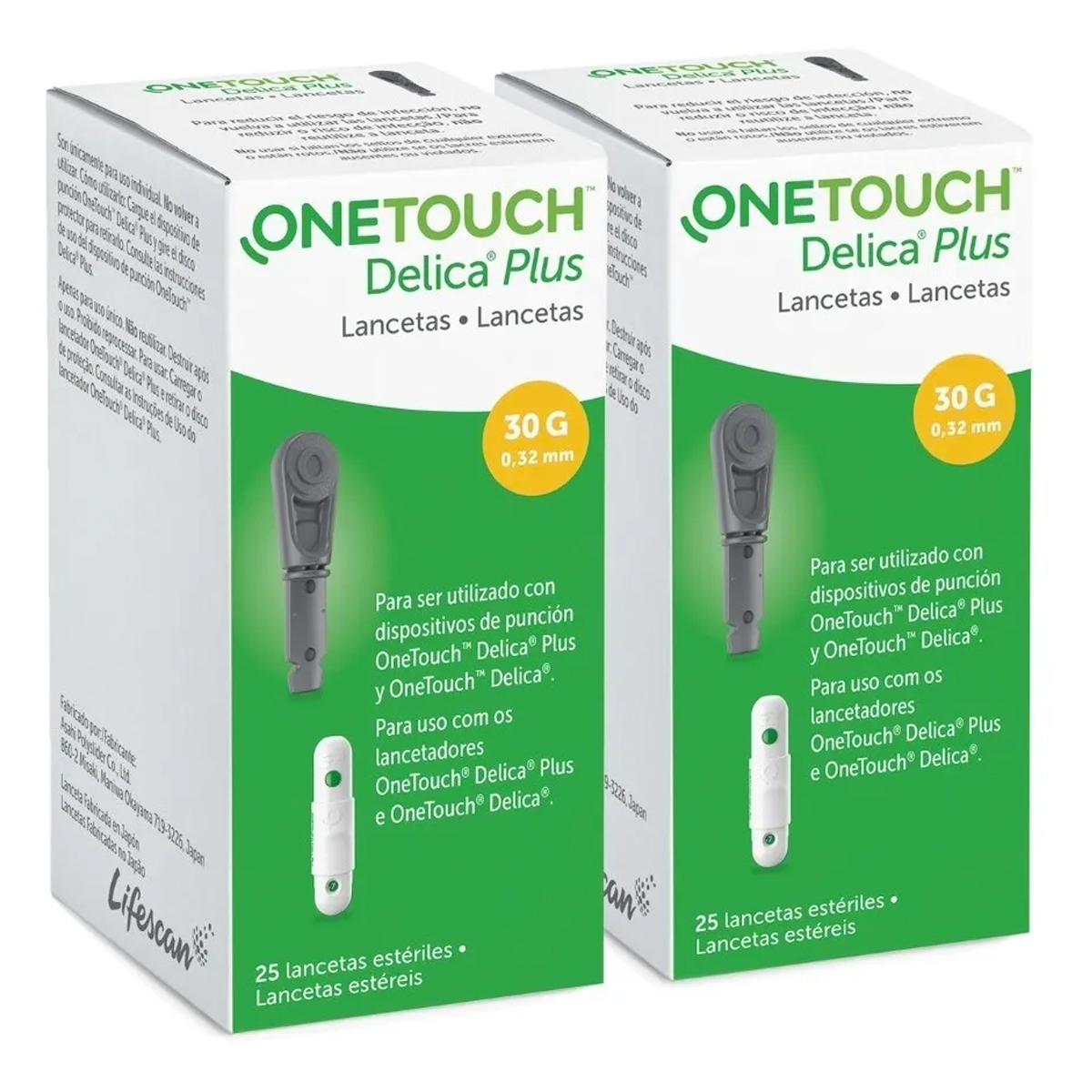 One Touch Lancetas Delica Paquete De 50 Lancetas.