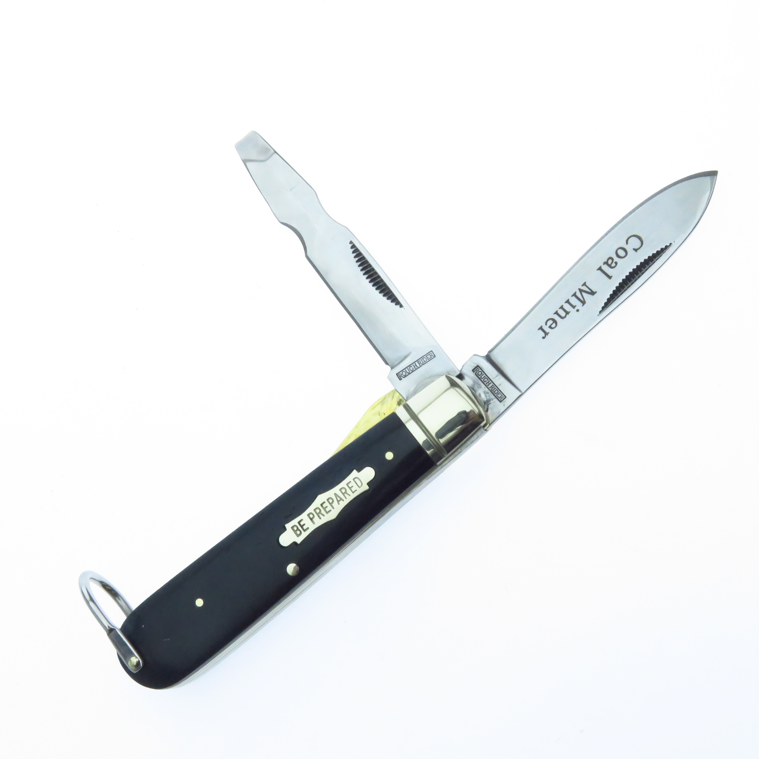 Rr1138 Rough Ryder Navja De Electricista Cuerno Con Arillo.