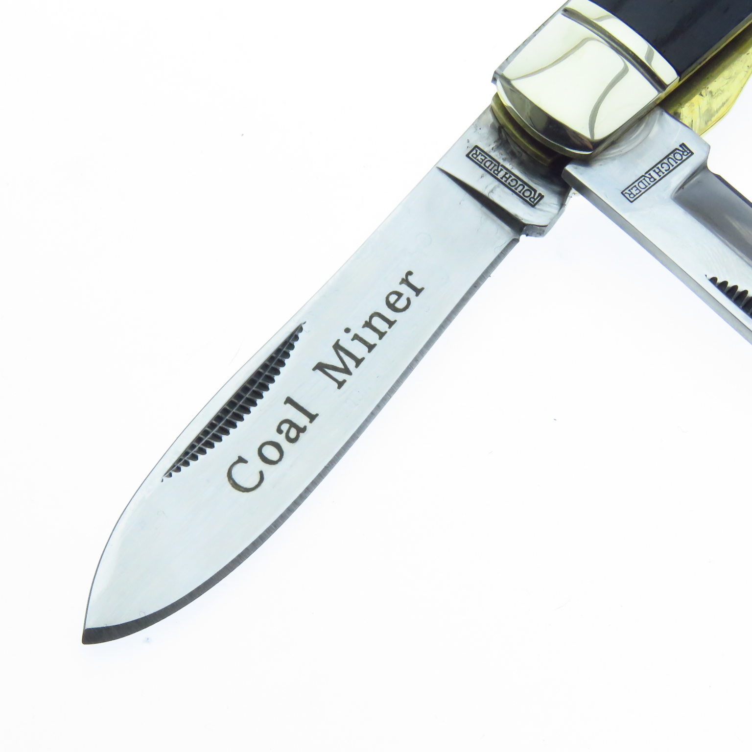 Rr1138 Rough Ryder Navja De Electricista Cuerno Con Arillo.