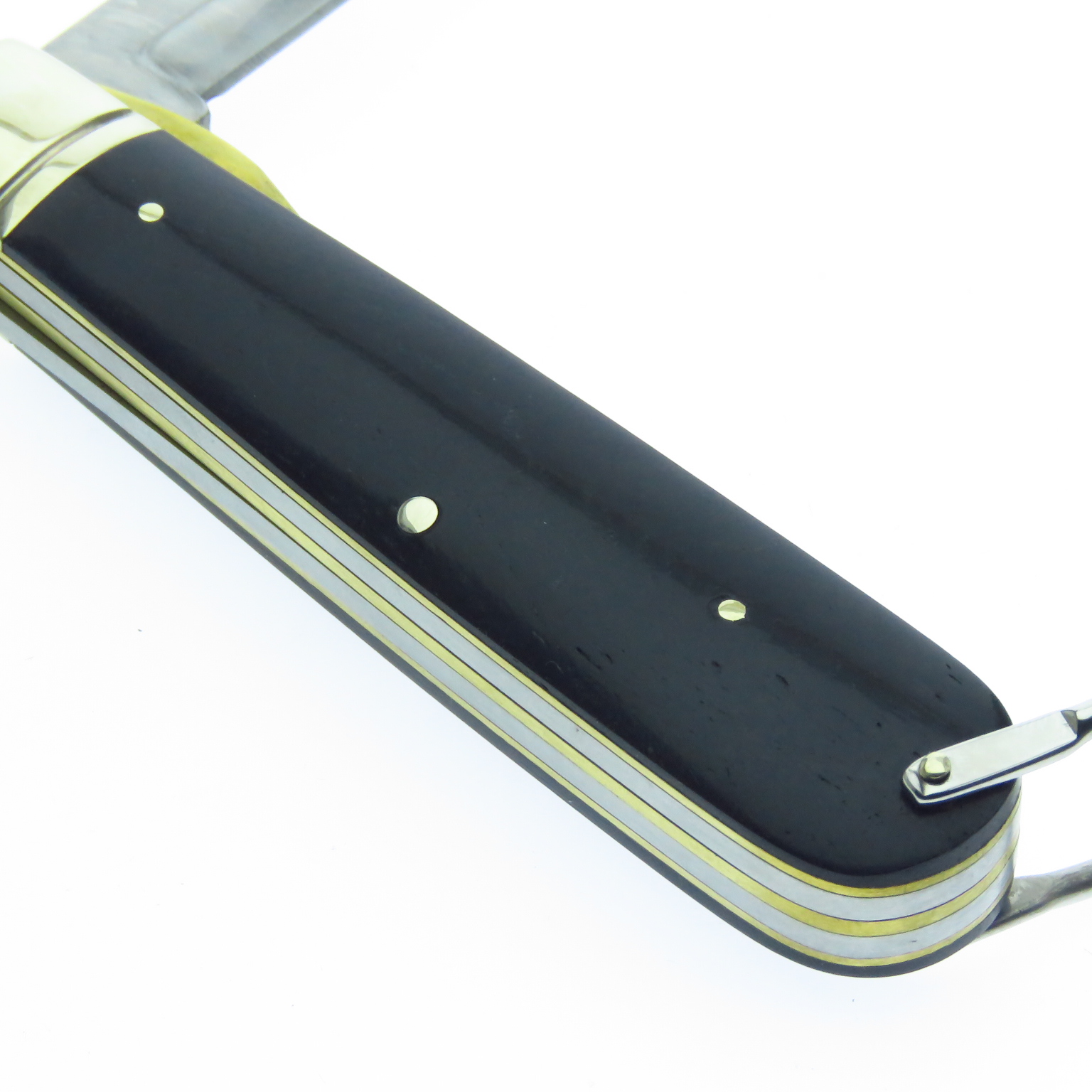 Rr1138 Rough Ryder Navja De Electricista Cuerno Con Arillo.