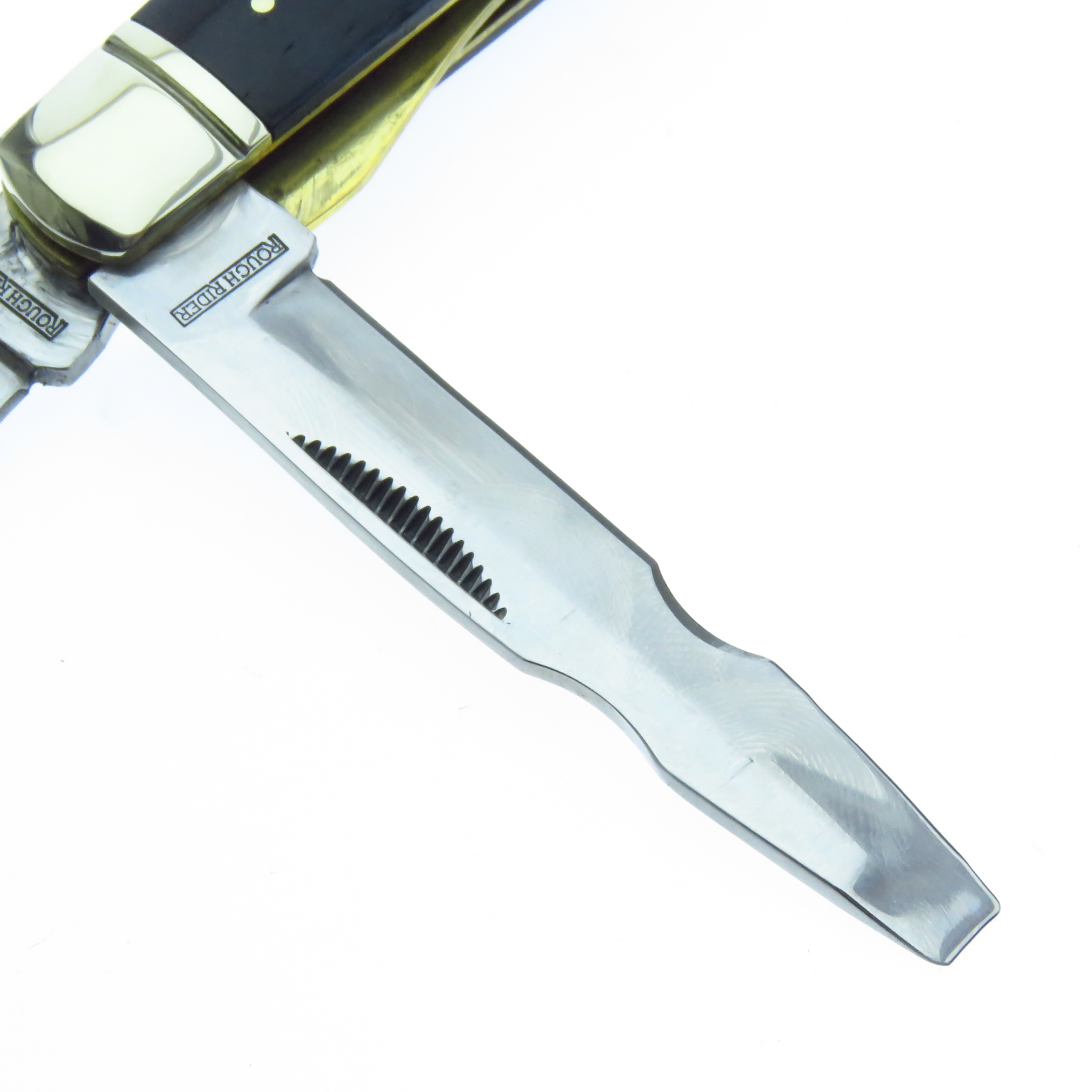 Rr1138 Rough Ryder Navja De Electricista Cuerno Con Arillo.