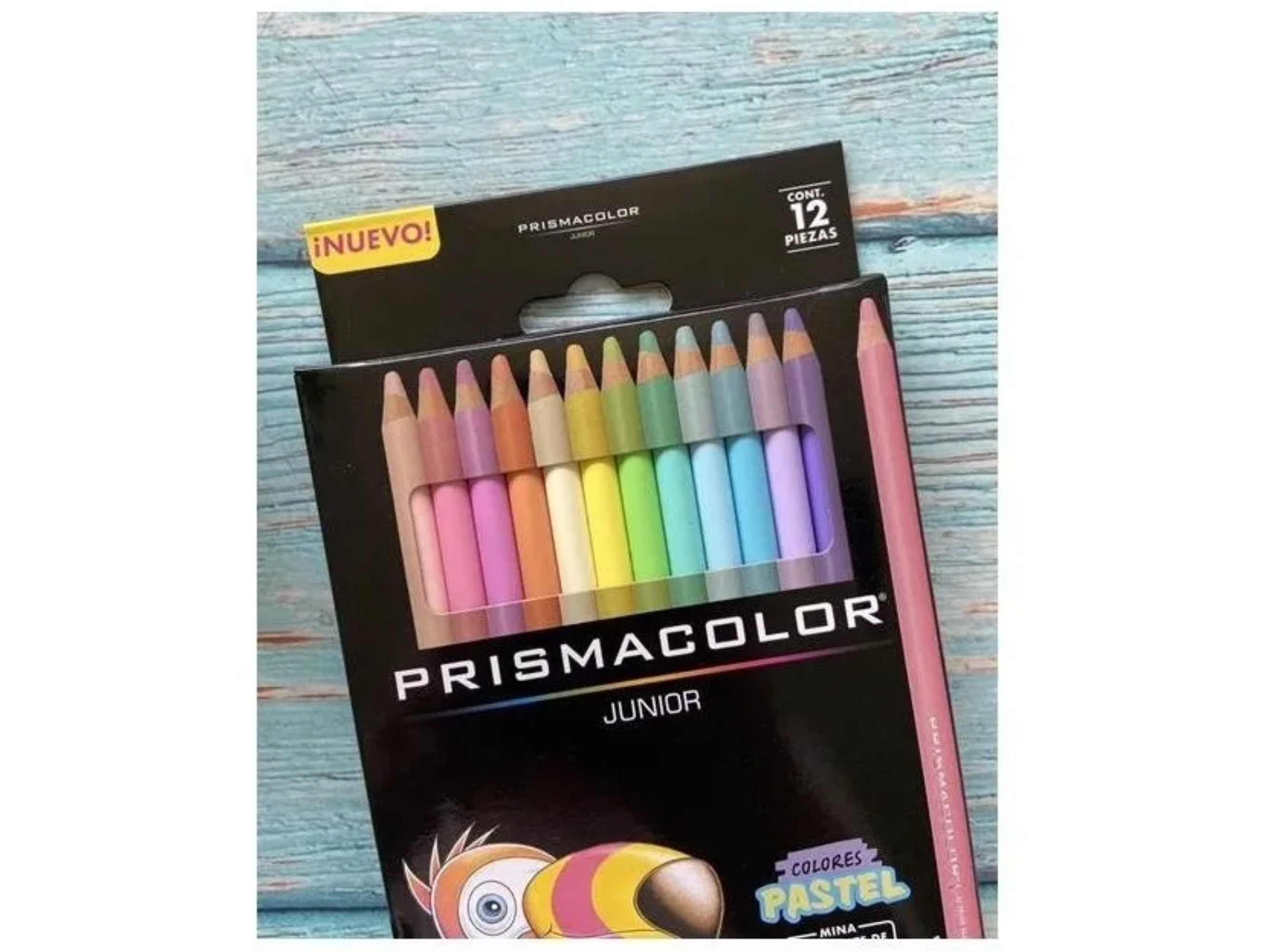 Colores Prismacolor Junior Largos 12 Pastel