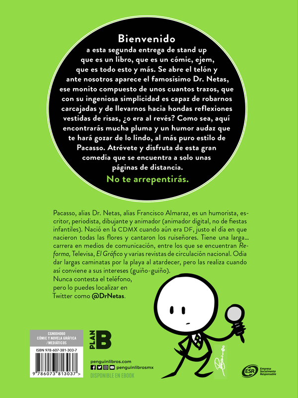 Dr. Netas. Stand Up (Cómic) Autor PACASSO