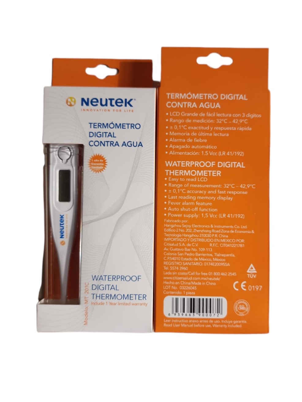 Dos Termometros Digitales Contra Agua Neutek 