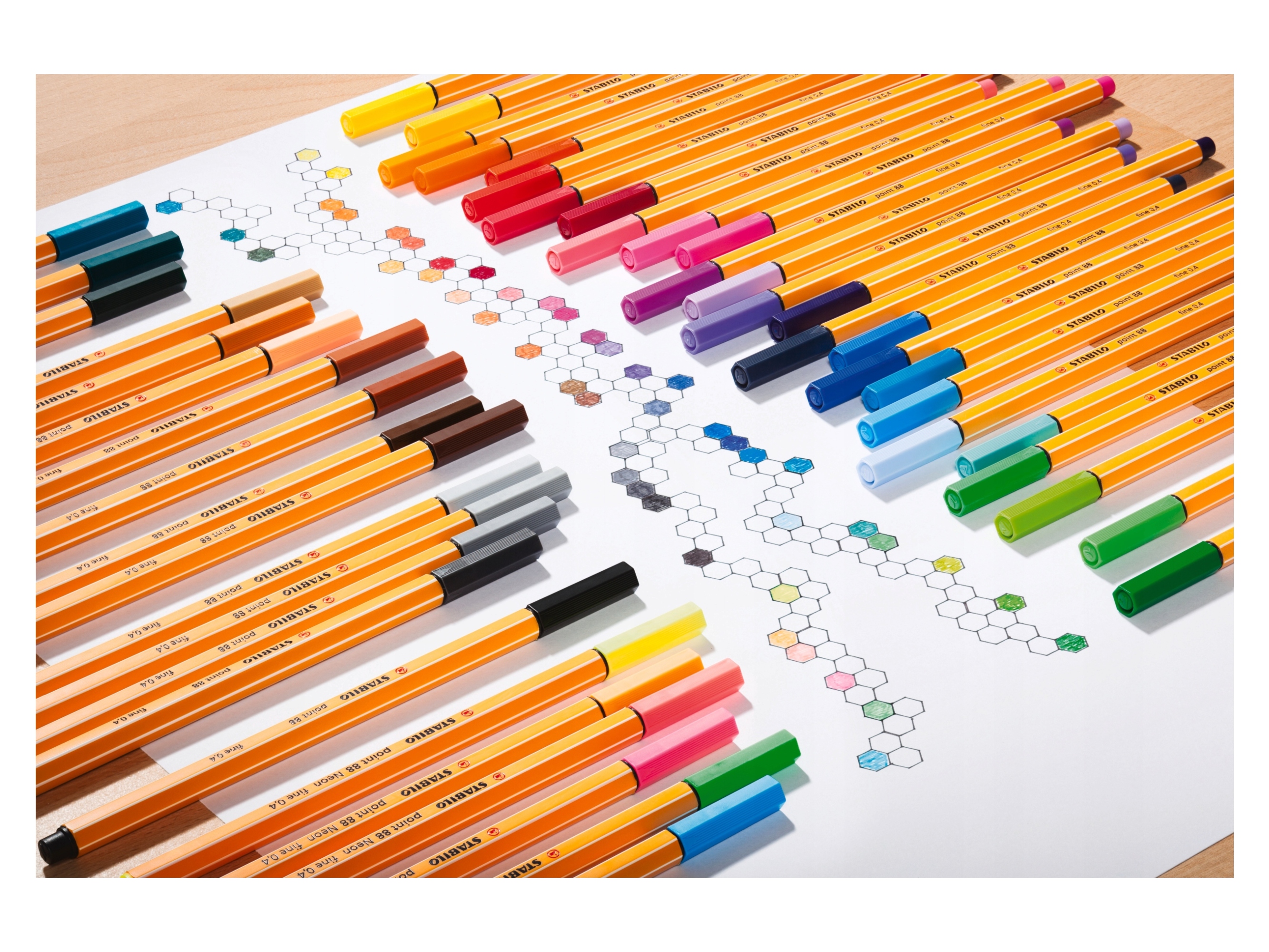 Rotuladores Stabilo Point 88 Estuche Con 12 Colores