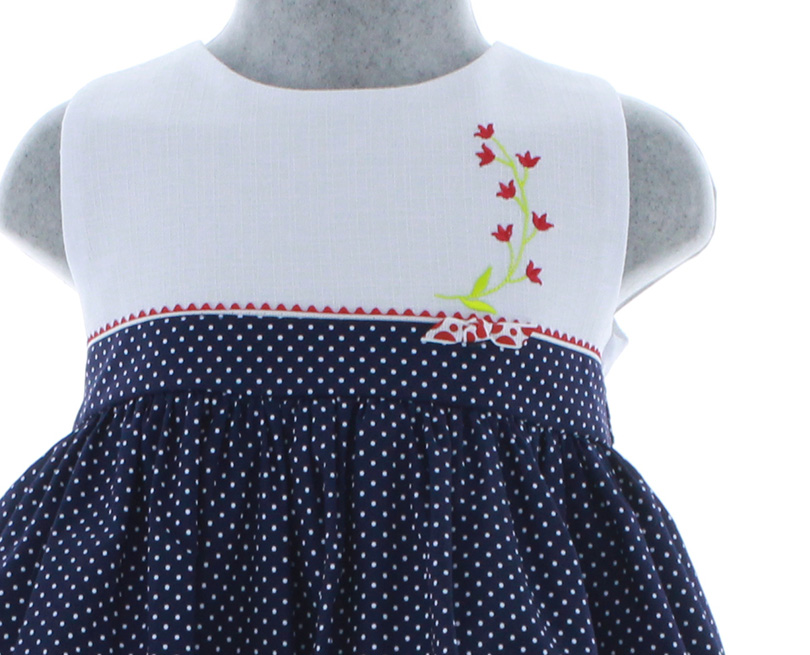 Vestido para Niña Pequeña 2889 1 a 5 años.