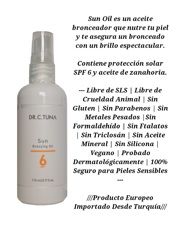 Bronceador by Farmasi Dr. C Tuna Nutrición Brillo Protección.
