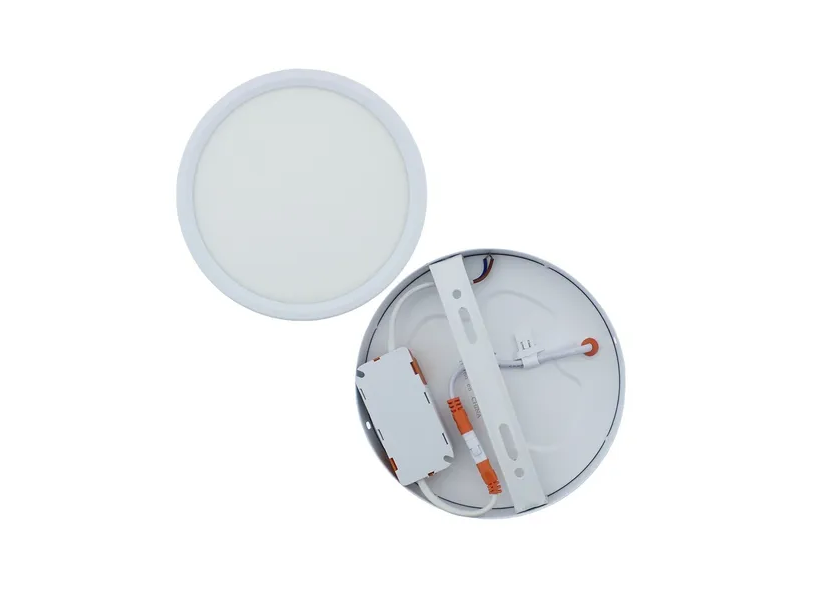 Lampara Sobreponer Panel Led 12w Luz Calida 3500k