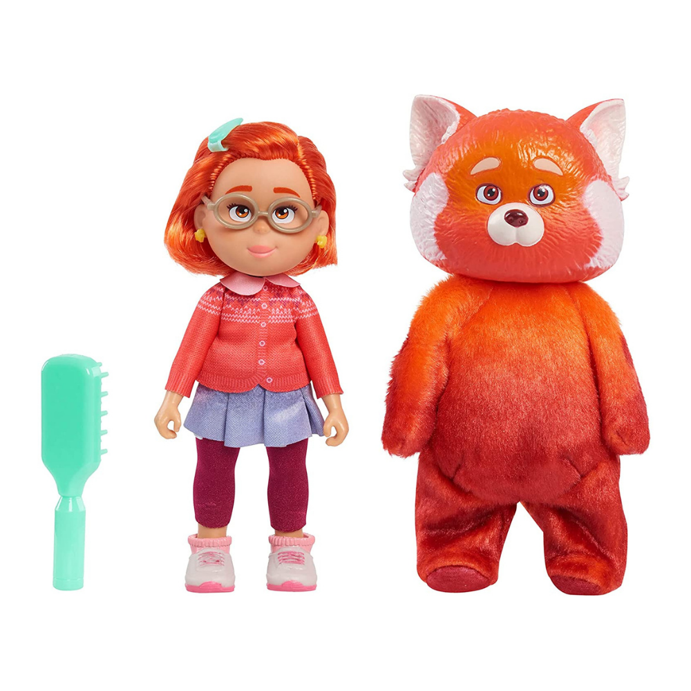 Disney Pixar Turning Red Muñeca Se Transforma 15 Cm 