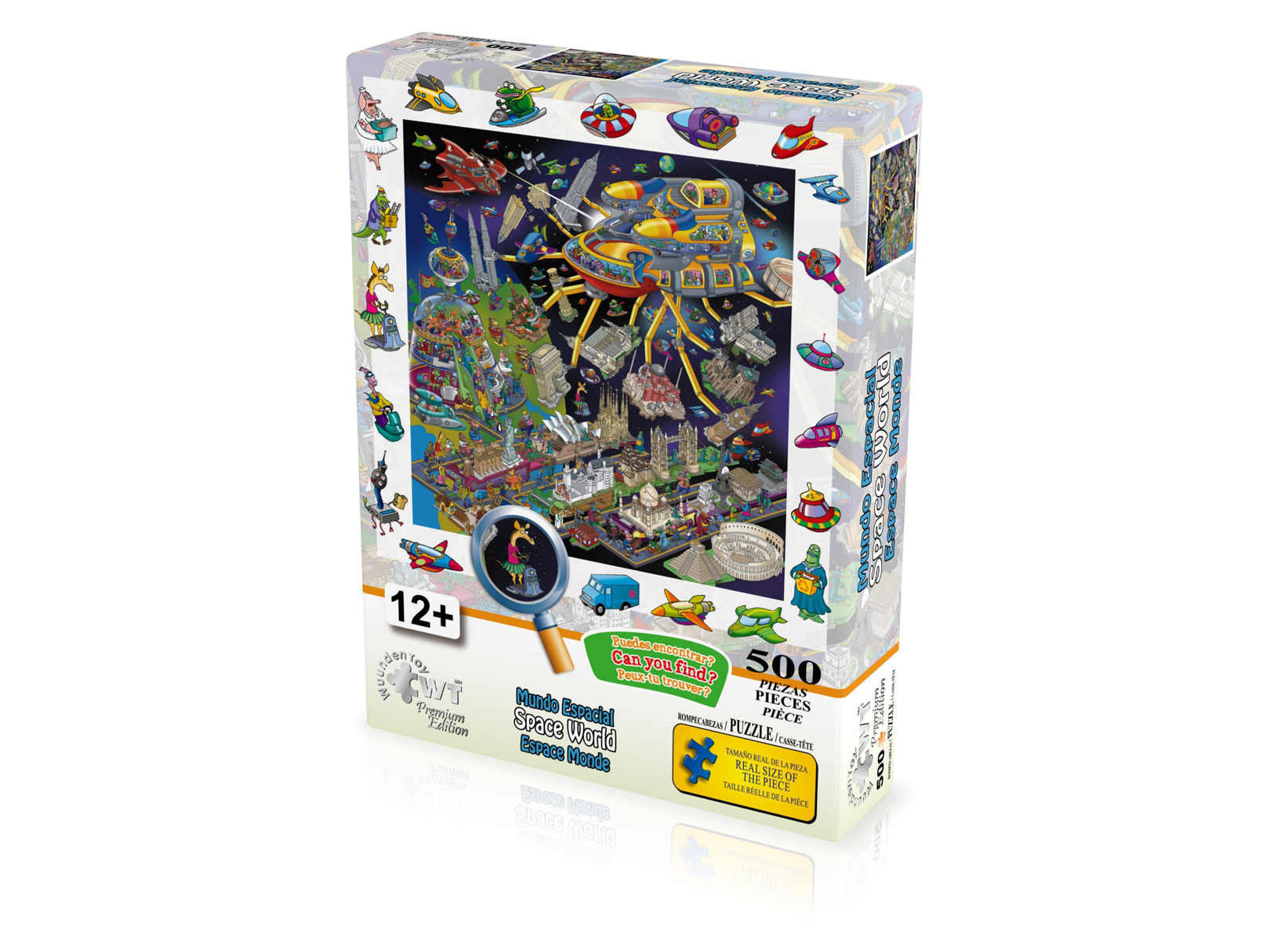 Rompecabezas WuundenToy 500 Piezas, Mundo Espacial, Puzzles para Adultos, Niños y Adolescentes, Calidad Premium, Perfecto para Adorno de Interiores, Ideal para Regalo