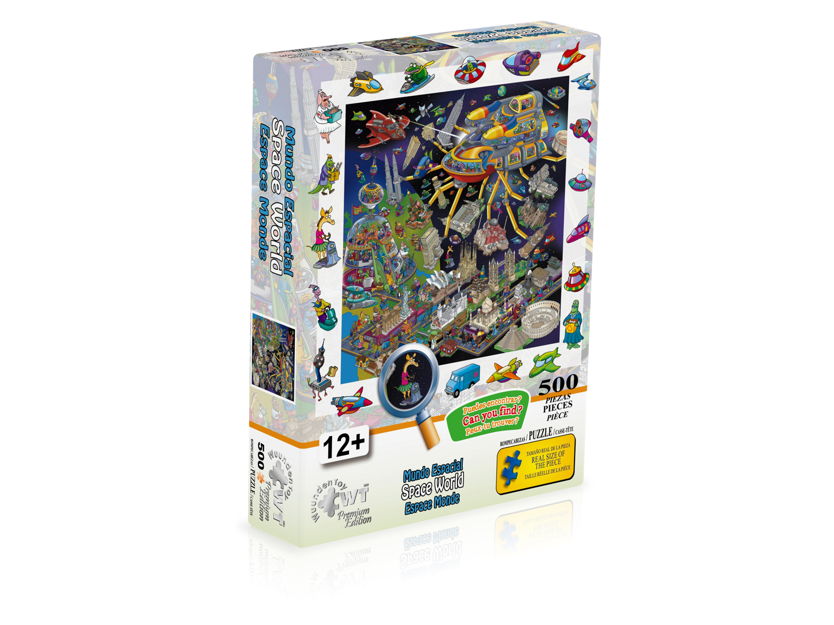 Rompecabezas WuundenToy 500 Piezas, Mundo Espacial, Puzzles para Adultos, Niños y Adolescentes, Calidad Premium, Perfecto para Adorno de Interiores, Ideal para Regalo