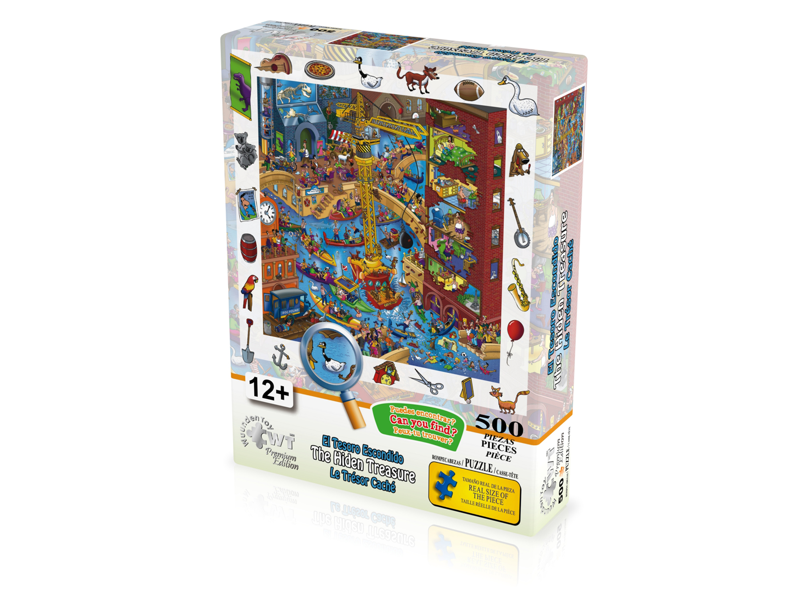 Rompecabezas WuundenToy 500 Piezas, El Tesoro Escondido, Puzzles para ...