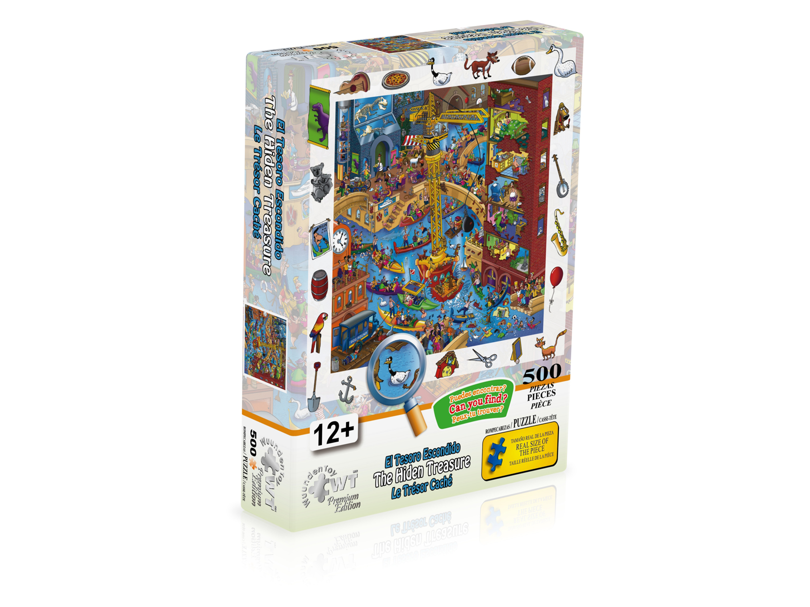 Rompecabezas WuundenToy 500 Piezas, El Tesoro Escondido, Puzzles para Adultos, Niños y Adolescentes, Calidad Premium, Perfecto para Adorno de Interiores, Ideal para Regalo