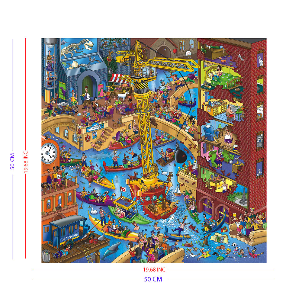 Rompecabezas WuundenToy 500 Piezas, El Tesoro Escondido, Puzzles para Adultos, Niños y Adolescentes, Calidad Premium, Perfecto para Adorno de Interiores, Ideal para Regalo