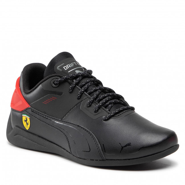 Tenis Puma Scuderia Ferrari Drift Cat Delta Motorsport Shoes 306896 01 Color Negro Con Rojo Para