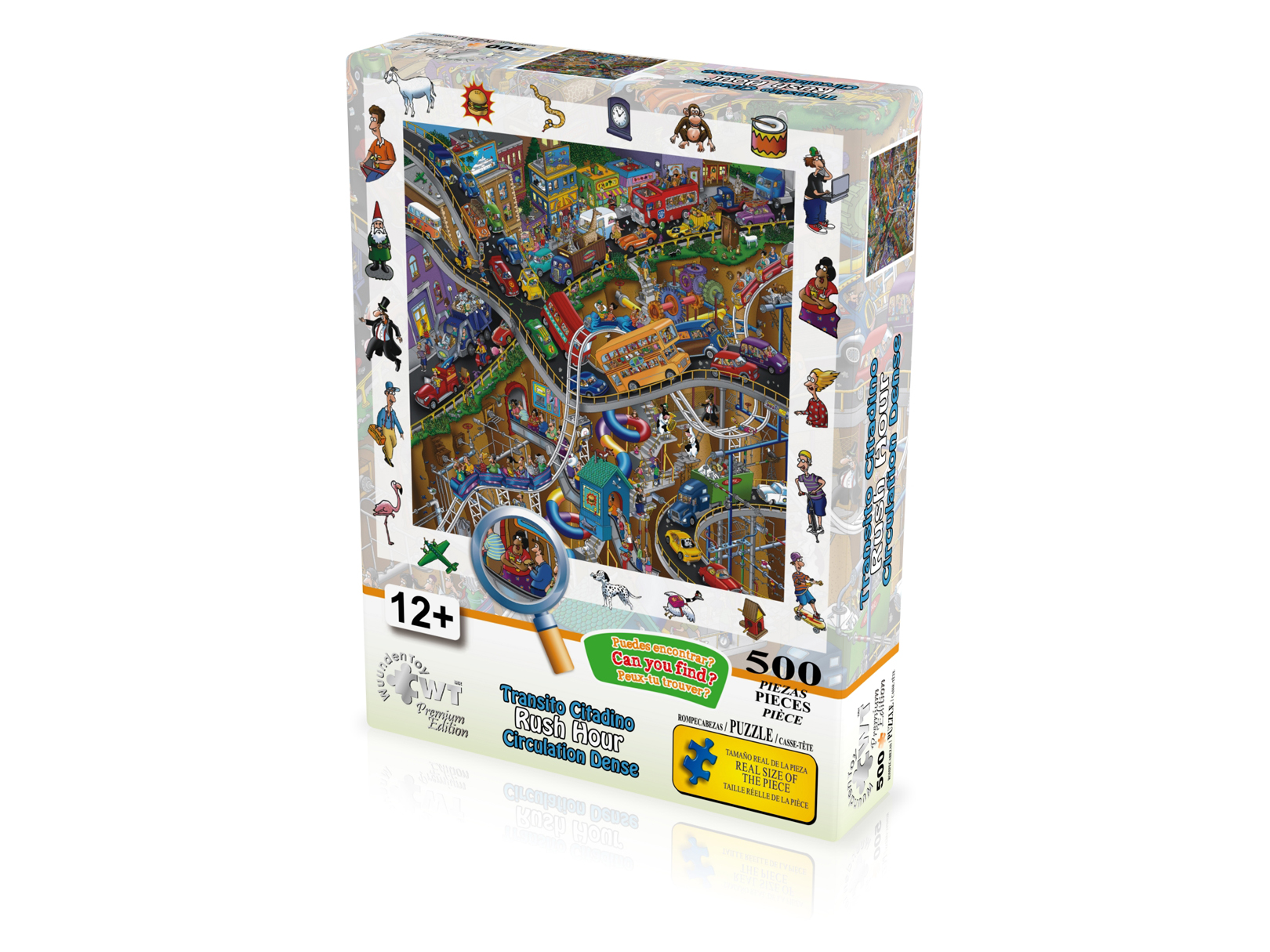 Rompecabezas WuundenToy 500 Piezas, Transito Citadino, Puzzles para Adultos, Niños y Adolescentes, Calidad Premium, Perfecto para Adorno de Interiores, Ideal para Regalo