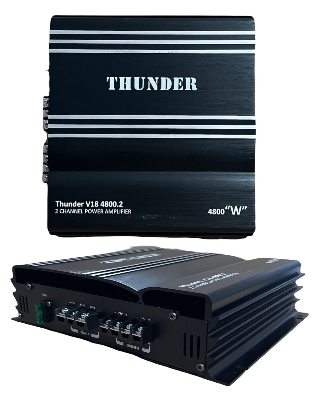 Amplificador 2 Canales Thunder V18 4800.2 Clase Ab