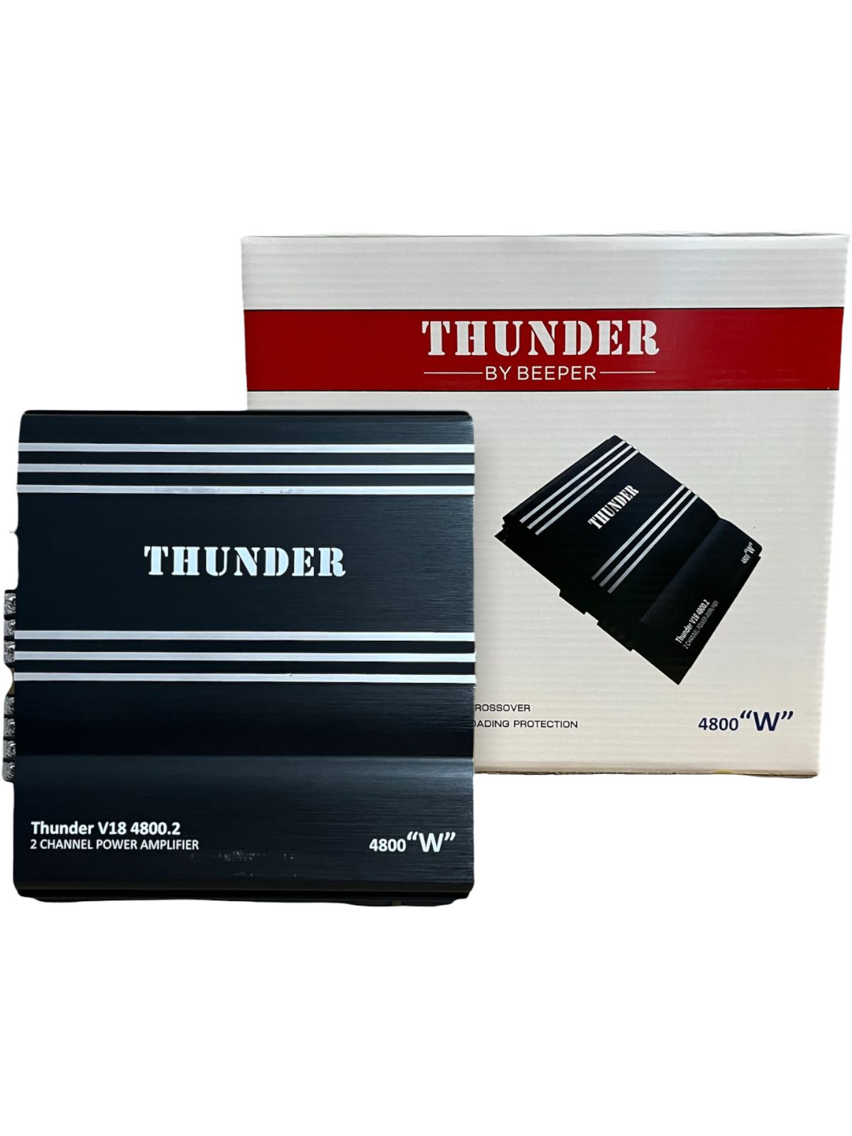 Amplificador 2 Canales Thunder V18 4800.2 Clase Ab