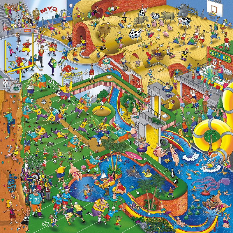 Rompecabezas WuundenToy 500 Piezas, Club Deportivo, Puzzles para Adultos, Niños y Adolescentes, Calidad Premium, Perfecto para Adorno de Interiores, Ideal para Regalo