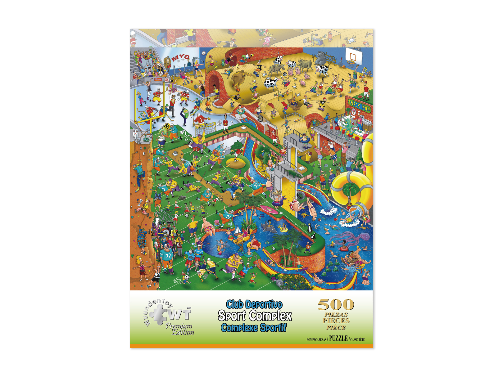 Rompecabezas WuundenToy 500 Piezas, Club Deportivo, Puzzles para Adultos, Niños y Adolescentes, Calidad Premium, Perfecto para Adorno de Interiores, Ideal para Regalo